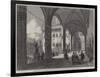 The Piazza Del Popolo, Florence, Declaration of the Annexation of Tuscany to Piedmont-null-Framed Giclee Print