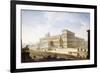 The Piazza Del Quirinale, with the Castel Sant'Angelo and Saint Peter's Beyond-Antonio Joli-Framed Giclee Print