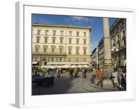 The Piazza Della Republica, Florence, Tuscany, Italy-Christian Kober-Framed Photographic Print