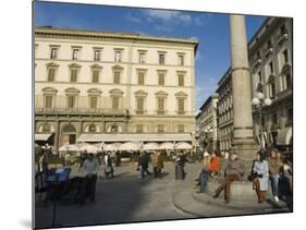 The Piazza Della Republica, Florence, Tuscany, Italy-Christian Kober-Mounted Photographic Print