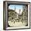 The Piazza Della Signoria and the Neptune Fountain, Florence (Italy), Circa 1895-Leon, Levy et Fils-Framed Photographic Print