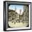 The Piazza Della Signoria and the Neptune Fountain, Florence (Italy), Circa 1895-Leon, Levy et Fils-Framed Photographic Print