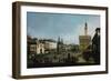 The Piazza Della Signoria in Florence, 1742-Bernardo Bellotto-Framed Giclee Print