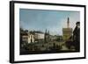 The Piazza Della Signoria in Florence, 1742-Bernardo Bellotto-Framed Giclee Print