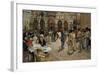 The Piazza Di San Marco, Venice, 1883 (Oil on Canvas)-William Logsdail-Framed Giclee Print