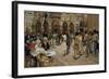 The Piazza Di San Marco, Venice, 1883 (Oil on Canvas)-William Logsdail-Framed Giclee Print