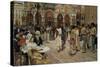 The Piazza Di San Marco, Venice, 1883 (Oil on Canvas)-William Logsdail-Stretched Canvas