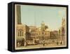The Piazza Di San Marco, Venice-Canaletto-Framed Stretched Canvas