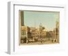 The Piazza Di San Marco, Venice-Canaletto-Framed Giclee Print