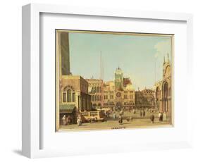 The Piazza Di San Marco, Venice-Canaletto-Framed Giclee Print