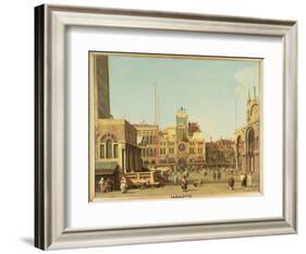 The Piazza Di San Marco, Venice-Canaletto-Framed Giclee Print