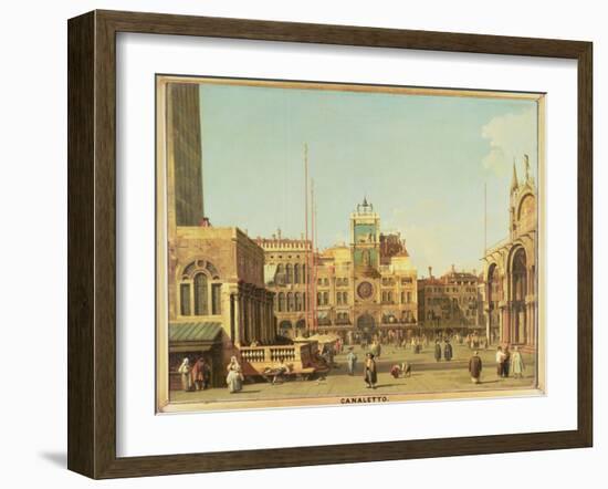 The Piazza Di San Marco, Venice-Canaletto-Framed Giclee Print