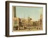 The Piazza Di San Marco, Venice-Canaletto-Framed Giclee Print