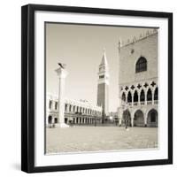 The Piazza III-Joseph Eta-Framed Giclee Print