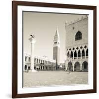 The Piazza III-Joseph Eta-Framed Giclee Print