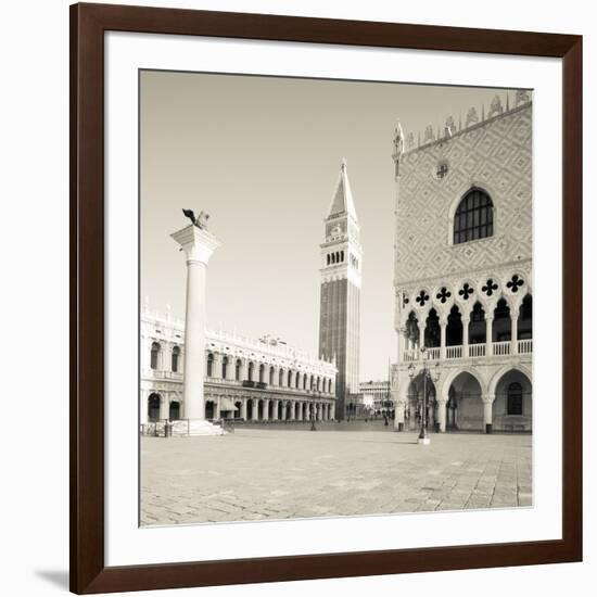 The Piazza III-Joseph Eta-Framed Giclee Print