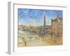 The Piazza in Siena, 1995-Patricia Espir-Framed Giclee Print