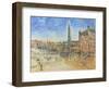 The Piazza in Siena, 1995-Patricia Espir-Framed Giclee Print