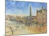 The Piazza in Siena, 1995-Patricia Espir-Mounted Giclee Print