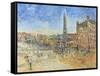 The Piazza in Siena, 1995-Patricia Espir-Framed Stretched Canvas