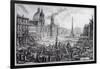 The Piazza Navona, from 'Le Antichita Romane De G.B. Piranesi (1756)', Published Paris 1835-Giovanni Battista Piranesi-Framed Giclee Print