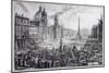 The Piazza Navona, from 'Le Antichita Romane De G.B. Piranesi (1756)', Published Paris 1835-Giovanni Battista Piranesi-Mounted Giclee Print