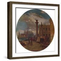 'The Piazza of St. Mark's Venice', 1853, (1935)-James Holland-Framed Giclee Print