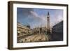 The Piazza San Marco in Venice, Ca 1723-1724-Canaletto-Framed Giclee Print