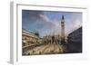 The Piazza San Marco in Venice, Ca 1723-1724-Canaletto-Framed Giclee Print