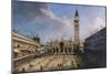 The Piazza San Marco in Venice, Ca 1723-1724-Canaletto-Mounted Giclee Print