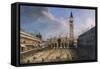 The Piazza San Marco in Venice, Ca 1723-1724-Canaletto-Framed Stretched Canvas