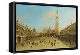 The Piazza San Marco, Venice, Looking East-null-Framed Stretched Canvas