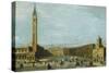 The Piazza San Marco, Venice Looking West-Francesco Guardi-Stretched Canvas