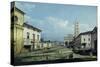 The Piazza San Martino and the Duomo, Lucca, c.1747-Bernardo Bellotto-Stretched Canvas