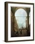 The Piazza, Venice, C1756-Canaletto-Framed Giclee Print