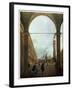 The Piazza, Venice, C1756-Canaletto-Framed Giclee Print