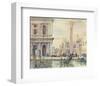 The Piazzetta, c. 1911-John Singer Sargent-Framed Art Print