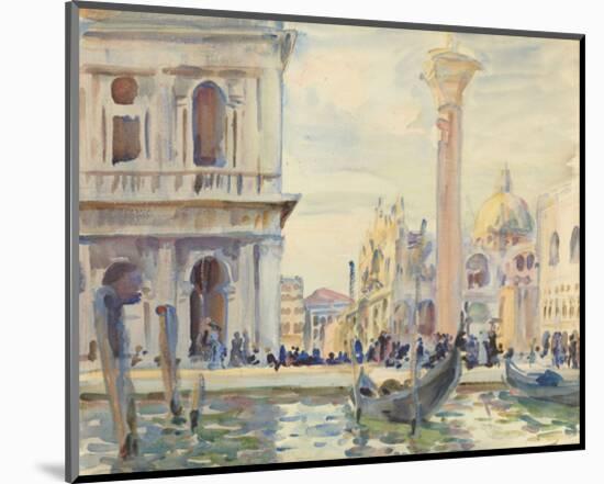 The Piazzetta, c. 1911-John Singer Sargent-Mounted Art Print