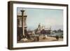 The Piazzetta Venice, Looking Towards the Dogana and Santa Maria Della Salute-Bernardo Bellotto-Framed Giclee Print