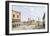 The Piazzetta, Venice, with San Giorgio Maggiore Beyond-Antonietta Brandeis-Framed Giclee Print