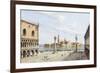 The Piazzetta, Venice, with San Giorgio Maggiore Beyond-Antonietta Brandeis-Framed Giclee Print