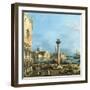 The Piazzetta, Venice, with the Bacino di S. Marco and the Isola di S. Giorgio Maggiore-Canaletto (Giovanni Antonio Canal)-Framed Giclee Print