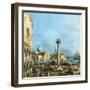 The Piazzetta, Venice, with the Bacino Di S. Marco and the Isola Di S. Giorgio Magiore-Canaletto-Framed Giclee Print