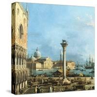 The Piazzetta, Venice, with the Bacino Di S. Marco and the Isola Di S. Giorgio Magiore-Canaletto-Stretched Canvas
