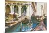 The Piazzetta, Venice-John Singer Sargent-Mounted Giclee Print
