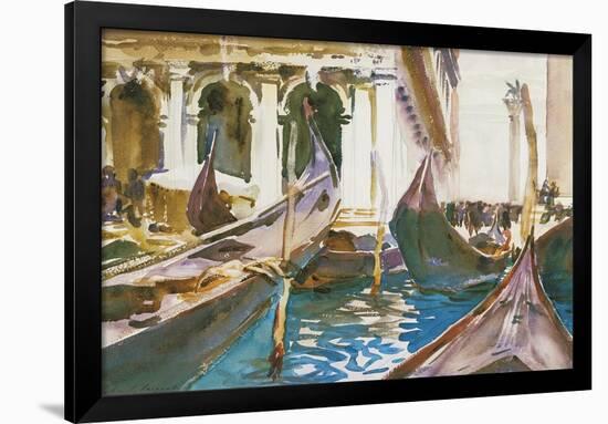 The Piazzetta, Venice-John Singer Sargent-Framed Giclee Print