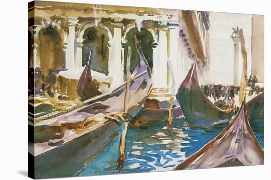 The Piazzetta, Venice-John Singer Sargent-Stretched Canvas