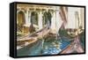 The Piazzetta, Venice-John Singer Sargent-Framed Stretched Canvas