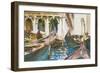 The Piazzetta, Venice-John Singer Sargent-Framed Giclee Print