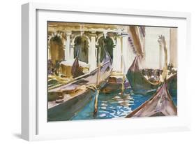 The Piazzetta, Venice-John Singer Sargent-Framed Giclee Print